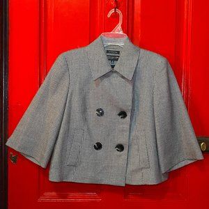 Jones New York Houndstooth - Cropped Blazer - Size 4P